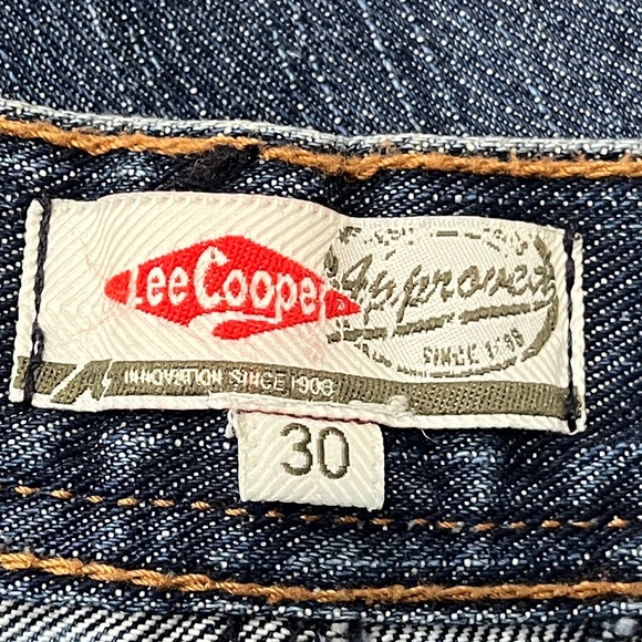 Lee Cooper Straight Leg Mid Dark Blue Denim size 30 - Picture 6 of 16